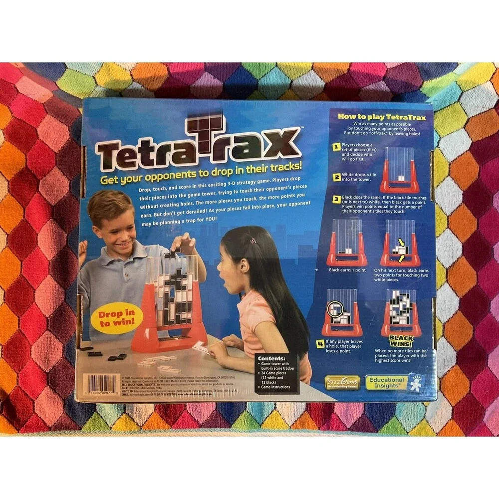 Tetratrax 3D Strategic Jigsaw Game New Sealed In Box Kids Game